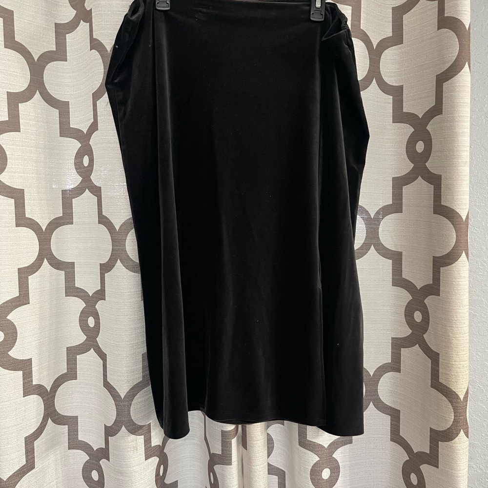 Time and Tru Black A-Line Skirt